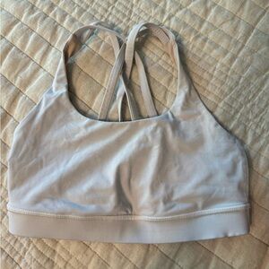 Lululemon white energy bra